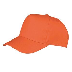 Result Childrens/Kids Core Baseball Cap / Orange